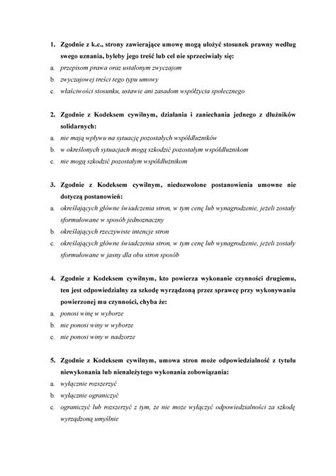 Zobowi C4 85zania Przyk C5 82adowy Test 1 Zgodnie Z K Strony