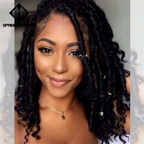 Spring Sunshine Goddess Faux Dreads Locs Crochet Braids Faux Locs Hairstyles Natural Hair