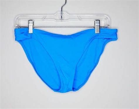 Becca Cobalt Blue Bikini Bottoms Size L From Rebecca