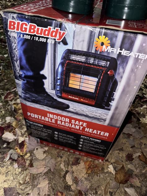 Mr Heater 4000 To 18000 Btu 3 Setting Big Buddy Portable Lp Gas