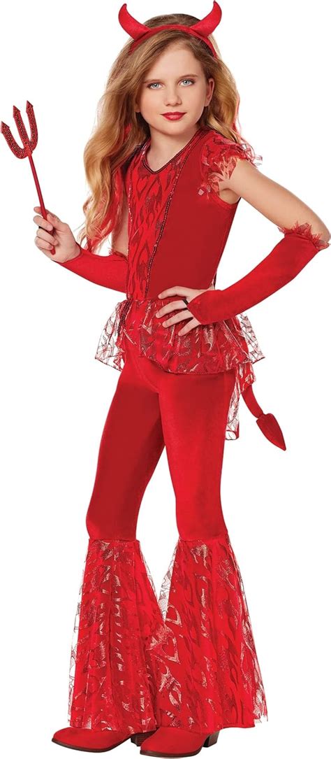 Spirit Halloween Kids Devil Flared Jumpsuit Costume | Kids Costumes ...