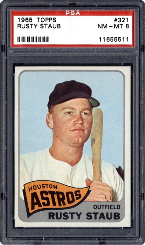 1965 Topps Rusty Staub | PSA CardFacts™