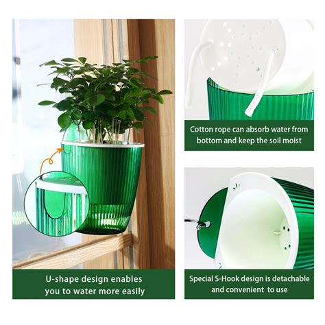 Pack Self Watering Wall Planters Wall Hanging Planters Indoor