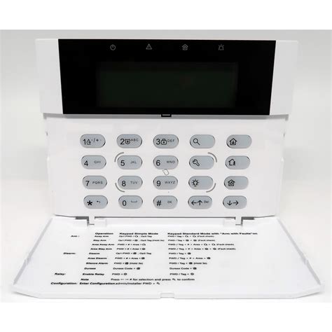 Hikvision Ds Pk Lrt Hwe Bedraad Lcd Keyboard Voor Ax Pro Hybride