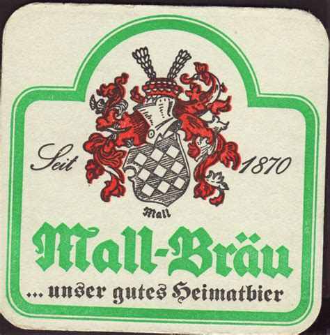 Beer Coaster Coaster Number 3 20 Brewery Mall Brau City