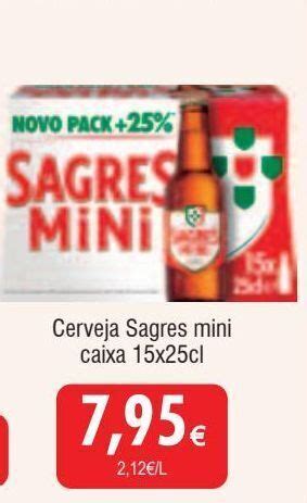 Promoção Cerveja sagres mini em Froiz