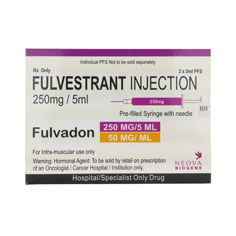 Fulvadon Fulvestrant 250mg Injection At Rs 19820 Pack Fulvestrant