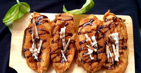 Resep Pisang Goreng Coklat Keju Krispy Oleh Oca Gupita Cookpad