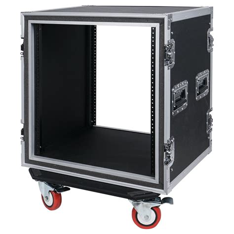 Sound Town Shock Mount U Ata Case Rackable Depth And Casters Strc