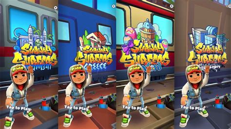 Subway Surfers Greece Vs Mumbai Vs Shenzhen Vs Oxford World Tour