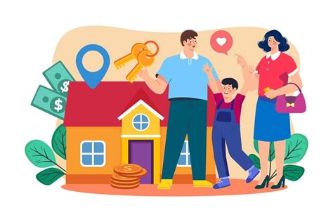 Real Estate Illustration Concept On White Background 12047968 Vector