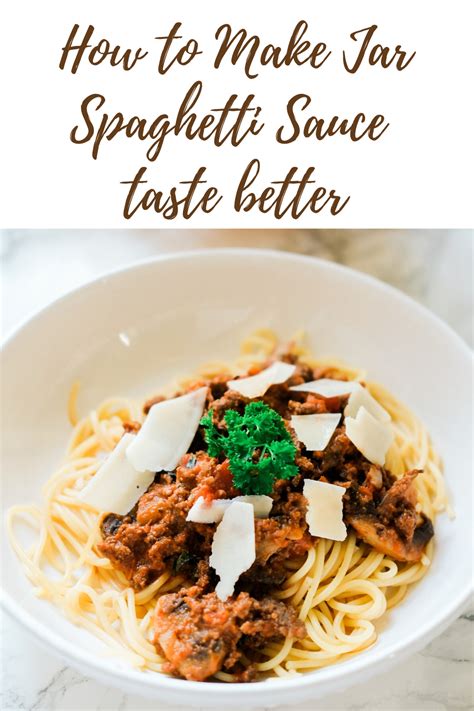 How To Make Jar Spaghetti Sauce Taste Better Hungry Wanderlust