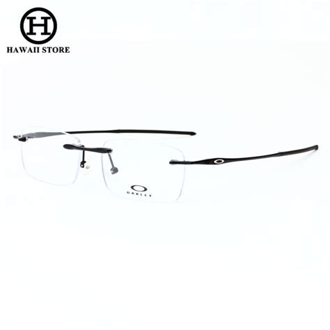 Hawaii Office Square Eyeglasses For Men Rimless Prescription Square