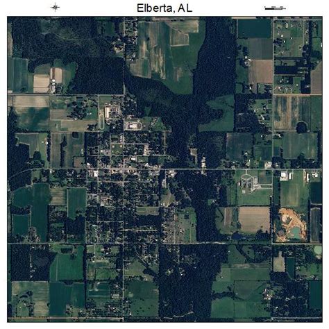 Aerial Photography Map of Elberta, AL Alabama