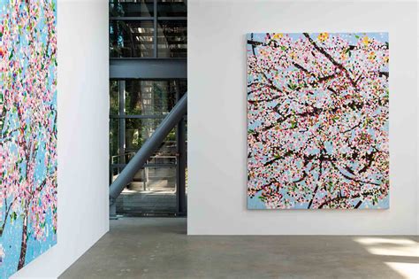 Damien Hirst Cherry Blossoms Series At Cartier Foundation For