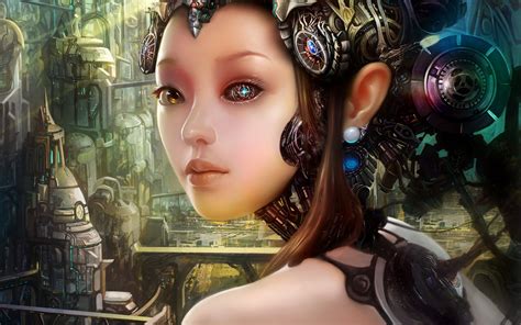 Wallpaper X Px Art Cg Cyborgs Digital Fantasy Fi