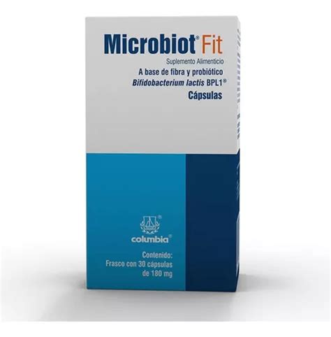 Microbiot Fit 30 Caps Bifidobacterium Lactis Bpl 1 Sabor Sin Sabor