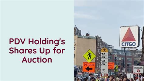 auction sale  pdv holdings shares