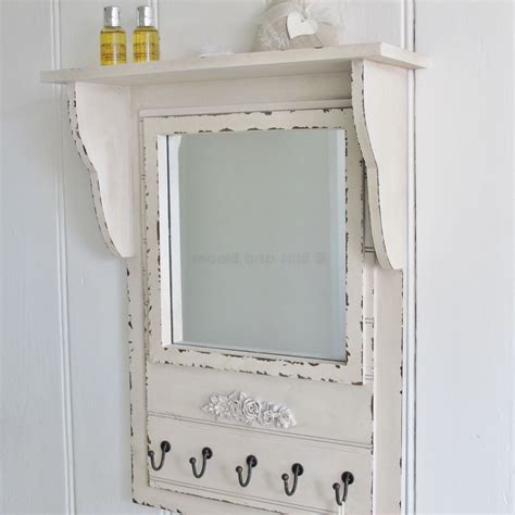 20 Best Ideas Wall Mirrors With Hooks And Shelf