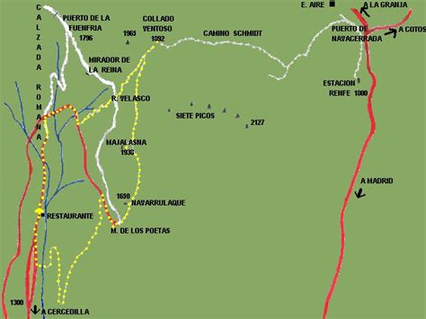 Mapa Senderismo Ruta Circular Por Cercedilla Senda Alevines Senda Del