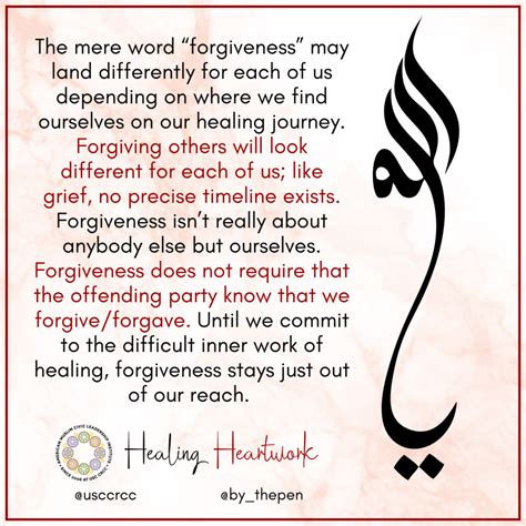 Part Two Forgiveness Rituals For The Mind And The Heart Center For