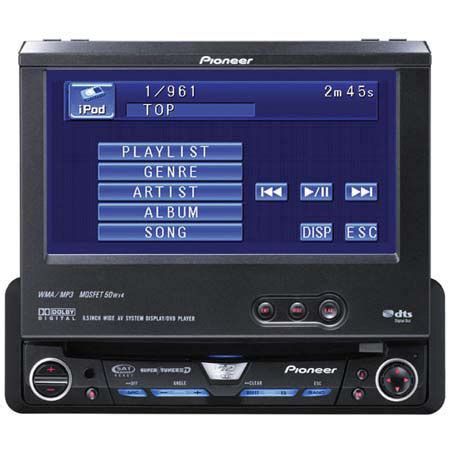 Pioneer Avh P Dvd In Dash Dvd Multimedia Av Receiver With