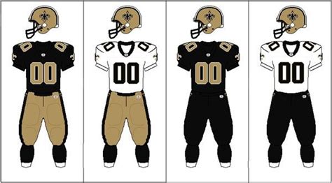 New Orleans Saints Uniforms | Saints football, New orleans saints, Nfl ...