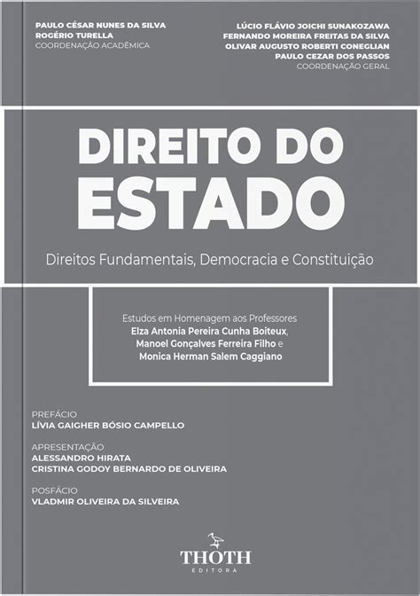 Editora Thoth Direito Do Estado Direitos Fundamentais Democracia E