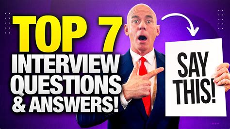 7 Interview Questions And Answers For 2023