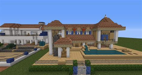 Moderne Villa Mit Redstone Technik Minecraft Map