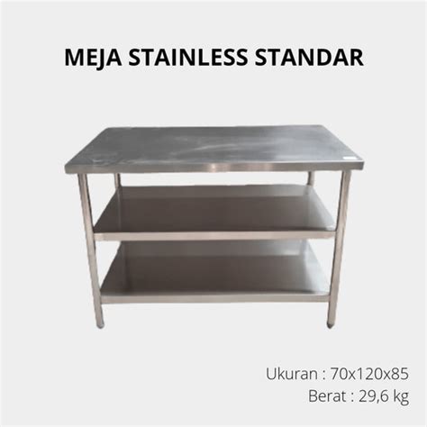 Promo Meja Stainless Stell Untuk Meja Dapur Worktable Stainless Cicil 0