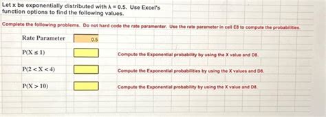 Solved Let X Be Exponentially Distributed With Use Chegg