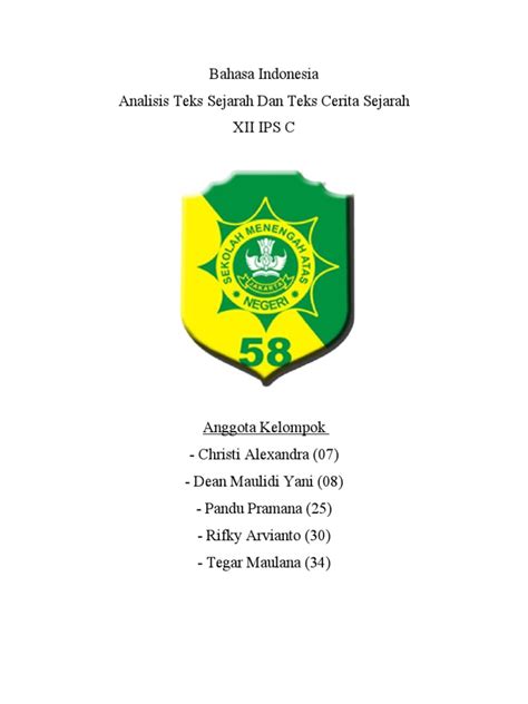 Analisis Teks Sejarah Dan Teks Cerita Sejarah Pdf