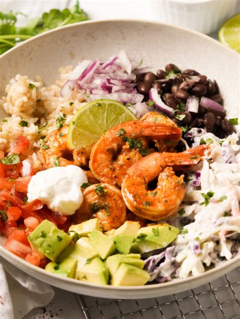 Baja Shrimp Taco Bowl Recipe Wellness By Kay