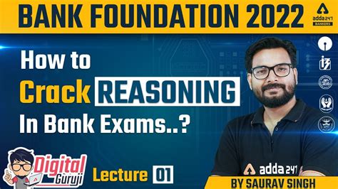 How To Crack Reasoning In Bank Exams 2022 Saurav Singh Bank