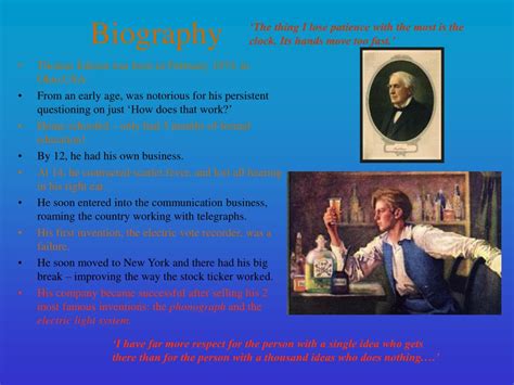Ppt Thomas Edison Powerpoint Presentation Free Download Id3825990