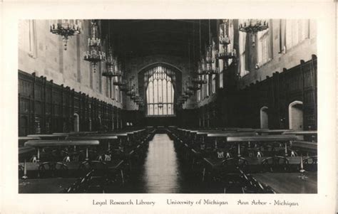 Legal Research Library University of Michigan Ann Arbor, MI Postcard