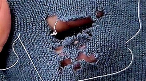 Repairing Holes In Knitted Sweaters A Seamless Solution