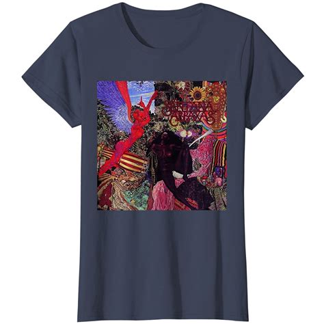 Santana Abraxas T Shirts Womens Classic T Shirt S Navy Sold By Layup