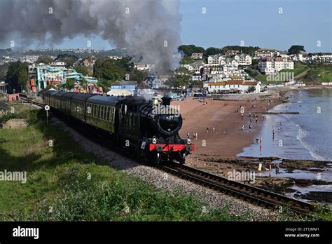 Gwr 4200 Class Tank Engine No 4277 Hercules Passing Goodrington On