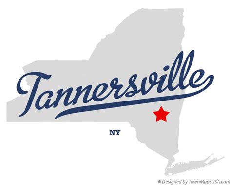 Map of Tannersville, NY, New York