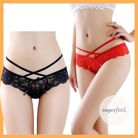 Jual Sfl Celana Dalam Sexy Wanita Tali Karet Silang Nyilang Net Cd Panties Lingerie Semi Seksi