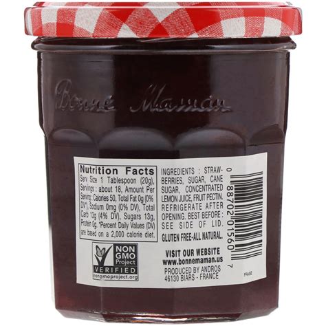 Bonne Maman Strawberry Preserves 13 Oz 370 G Iherb