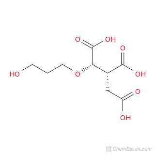 1-(3-hydroxypropoxy)propane-1,2,3-tricarboxylic acid Structure ...