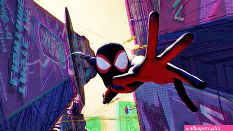 Wallpaper Spider Man Miles Morales City New York City Spiderman Miles