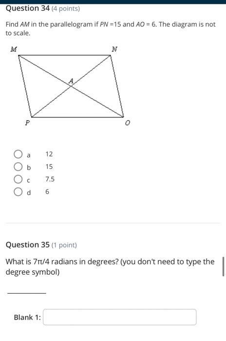 Solved Question 33 4 Points Assume The Figure Below Is A Chegg