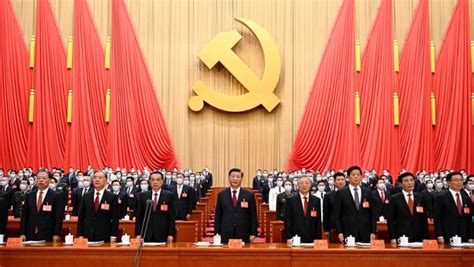 Cina Xi Jinping Al Ventesimo Congresso Del Partito Comunista Cinese