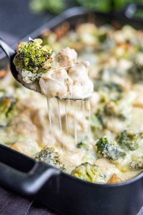 Keto Chicken And Broccoli Alfredo Casserole Home Made Interest