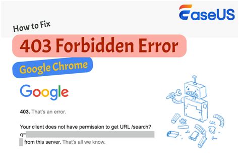 How To Fix 403 Forbidden Error On Google Chrome