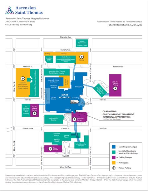 Saint Thomas Midtown Hospital Map Torie Harmonia